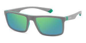 POLAROID PLD 2134/S Mannen Zonnebril, Grey matt