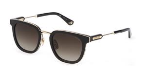 POLICE POISPLF19 | Herren-Sonnenbrille | Panto | Fassung: Kunststoff Schwarz | Glasfarbe: Braun