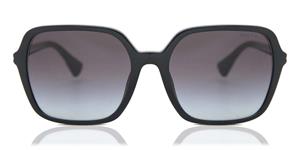 RALPH RA5291U | Damen-Sonnenbrille | Eckig | Fassung: Kunststoff Schwarz | Glasfarbe: Grau