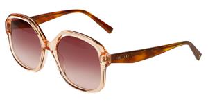 Ted Baker Vierkant Vrouwen Kristal Oranje Roze Kleurverloop TB1685 Eloise