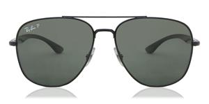 Ray-Ban RB3683 Zonnebril - Vierkant Zwart - Glazen met sterkte beschikbaar