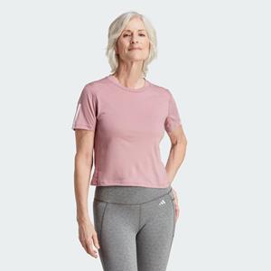 Adidas Train Essentials Train Katoenen 3-Stripes Crop T-shirt