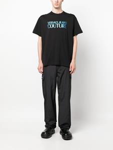 Versace logo-print cotton T-shirt - Zwart