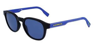 Lacoste L968SX Ovale Zonnebril voor Mannen en Vrouwen