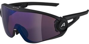 ALPINA 5W1NG Q+VM A8653 531 140 black matt / Q+VM blue mirror