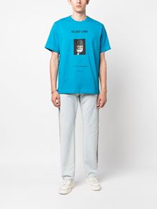 Helmut Lang T-shirt met print - Blauw