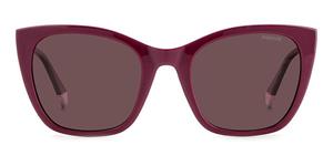 Polaroid PLD 4144/S/X Zonnebril - Cat eye Paars - Glazen met sterkte beschikbaar