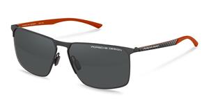 PORSCHE DESIGN 8964 | Herren-Sonnenbrille | Eckig | Fassung: Kunststoff Grau | Glasfarbe: Grau