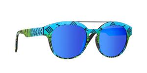 Unisex-sonnenbrille Italia Independent 0900inx-033-000 Blau Grün (ø 50 Mm)