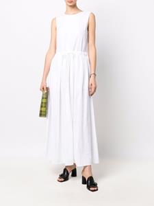 MM6 Maison Margiela Maxi-jurk met contrasterende stiksels - Wit