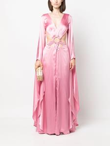 Cult Gaia Jasmin open-back silk gown - Roze