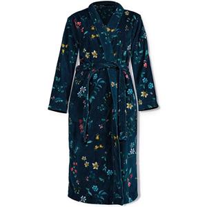 PiP Studio Badjas Les Fleurs Donker Blauw-Maat: XXL