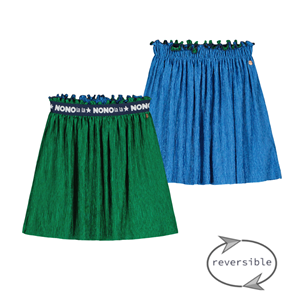 Nono-collectie Rokje Nele REVERSIBLE (green screen)