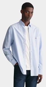 GANT Overhemd 100% katoen Van  blauw