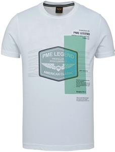 PME Legend Jersey T-Shirt Logo Wit