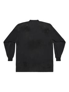 Balenciaga T-shirt met logo - 1055 -WASHED BLACK