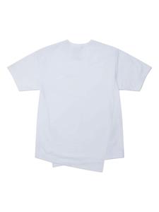 Comme Des Garçons Shirt x Lacoste asymmetric T-Shirt - Wit