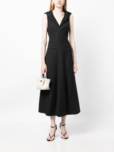 Rachel Gilbert Briggs ruffle-detailing dress - Zwart