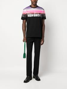 Versace Hills cotton T-shirt - Zwart