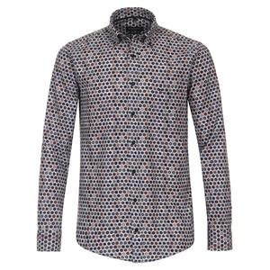 Casa Moda Overhemd Print Grijs