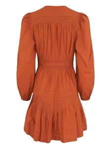 Rosalind V-neck dress - Oranje