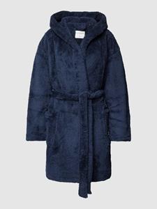 Schiesser Damenbademantel ""Essentials"", mit Kapuze, aufgesetzen Taschen sowie variablem Bindegürtel