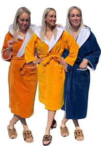 Luxe badjas met capuchon - sauna - Relax Company-s-terra