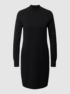 Rok met lange mouwen van fijne tricot met een geribde hoge hals voor dames COMMA