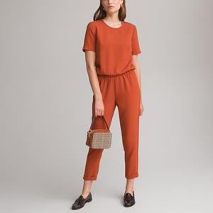 ANNE WEYBURN Jumpsuit in reliëfstof