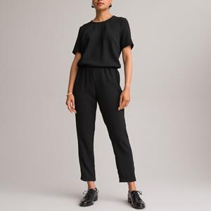 ANNE WEYBURN Jumpsuit in reliëfstof