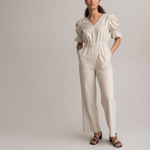 LA REDOUTE COLLECTIONS Jumpsuit in linnen en katoen