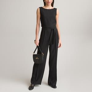 ANNE WEYBURN Jumpsuit in soepele crêpe