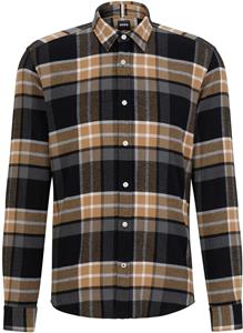 BOSS Liam Overhemd Beige