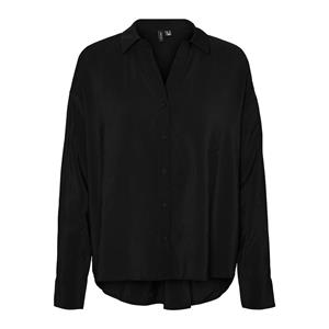 Vero Moda Hemdbluse "VMQUEENY LS OVERSIZE SHIRT WVN GA NOOS"