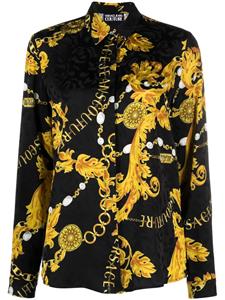 Versace Jeans Versace jeans couture blouse flower chain gold
