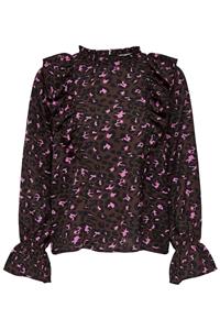 Only Onlrylee life l/s frill top ptm