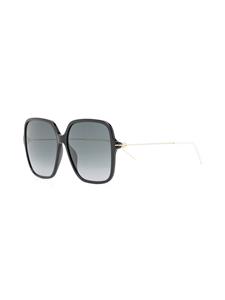 Gucci Eyewear Zonnebril met vierkant montuur - Zwart