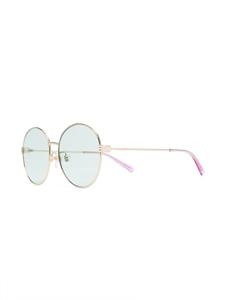 Gucci Eyewear Bril met rond montuur - Goud