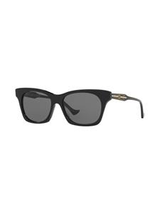 Gucci Eyewear Zonnebril met rechthoekig montuur - Zwart