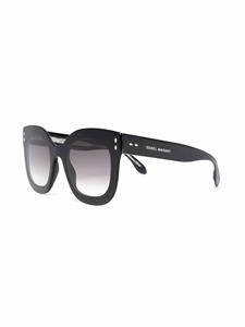 Isabel Marant Eyewear Zonnebril met oversized montuur - Zwart