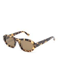 HUMA EYEWEAR Zonnebril met schildpadschild design - Bruin
