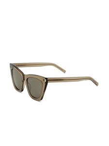 Saint Laurent Eyewear Kate zonnebril met cat-eye montuur - Bruin