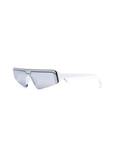 Balenciaga Eyewear Zonnebril met logo - Wit