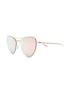 Mykita X Maison Margiela cat eye zonnebril - E12 CHAMPAGNE GOLD