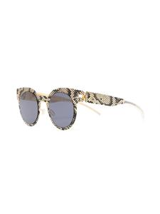 Mykita Zonnebril met rond montuur - Goud