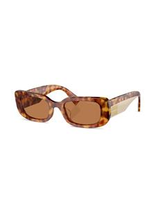 Miu Miu Eyewear Zonnebril met schildpadschild effect - Bruin