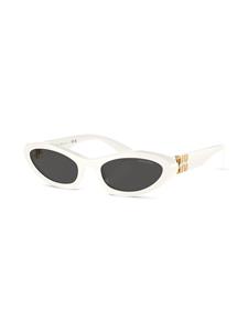 Miu Miu Eyewear Zonnebril met cat-eye montuur - Wit