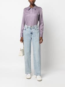 Calvin Klein Denim blouse - Paars