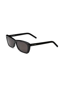 Saint Laurent Eyewear SL 613 zonnebril met rechthoekig montuur - Zwart