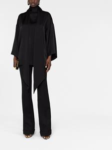 Saint Laurent Doorzichtige blouse - Zwart